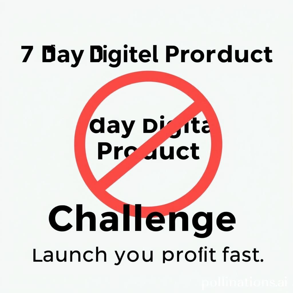 Launch Your Digital Product in 7 Days: A Simple, Proven Plan for Fast Profits